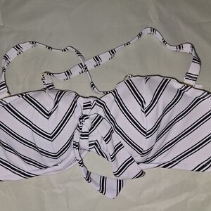 Striped Bikini Top NWT Size 8 Swimsuits For All